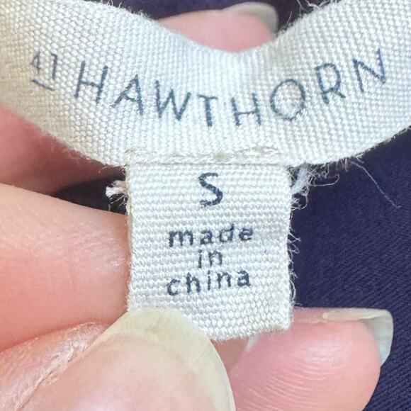 41Hawthorn Women’s S Sleeveless A-Line Dress Blue White Stitch Fix Coastal Chic - Picture 2 of 7